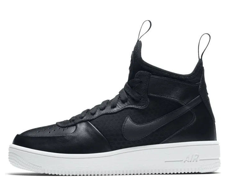 Nike Air Force 1 Ultraforce Mid Black/Black-White (W)