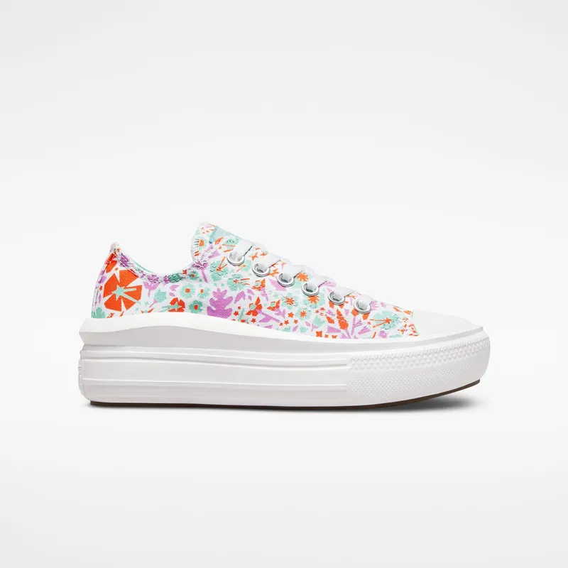 Converse Chuck Taylor All Star Move Platform Paper Floral White/bold Mandarin/light Dew (272848C)
