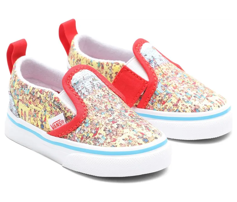 VANS Vans X Waar Is Wally? Slip-on V Peuterschoenen (Multicolour)