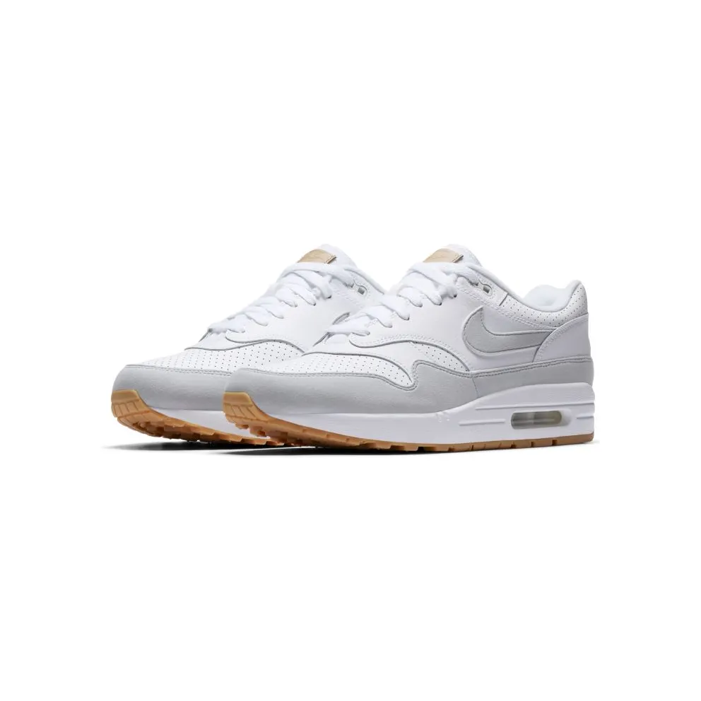 Nike Air Max 1 White Platinum Gum White/Gum Yellow-Metallic Silver-Pure Platinum (AH8145-103)