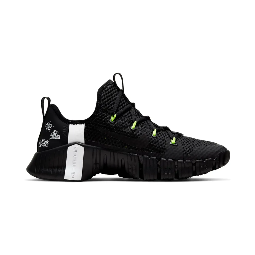 Nike Free Metcon 3 Black Volt Black/Volt-White (CJ0861-007)