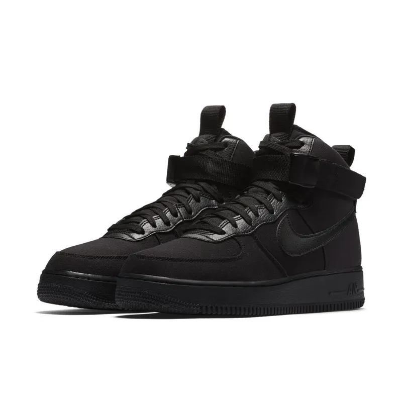 Nike Air Force 1 High ’07 Canvas Black Black Anthracite (AH6768-001)
