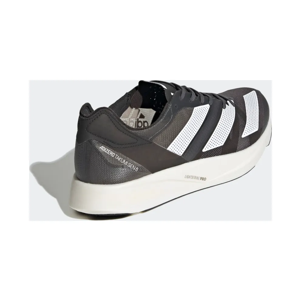adidas Adizero Takumi Sen 8 Grey Six / Cloud White / Core Black (H01121)