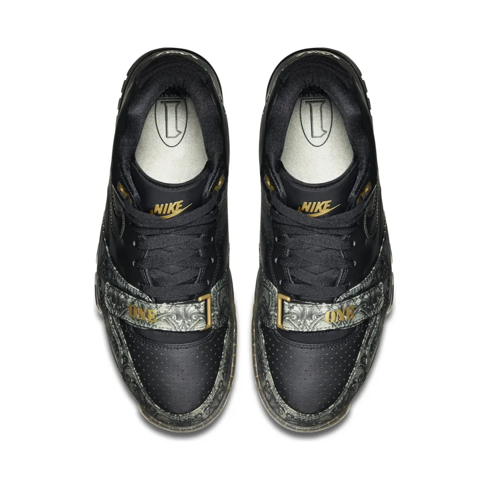 Nike Air Trainer 1 Paid In Full Black/Black-Metallic Gold-Vpr Grn (607081-002)