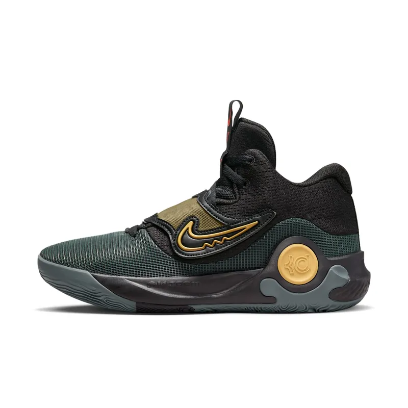 Nike KD Trey 5 X Black Metallic Gold Green (DD9538-010)