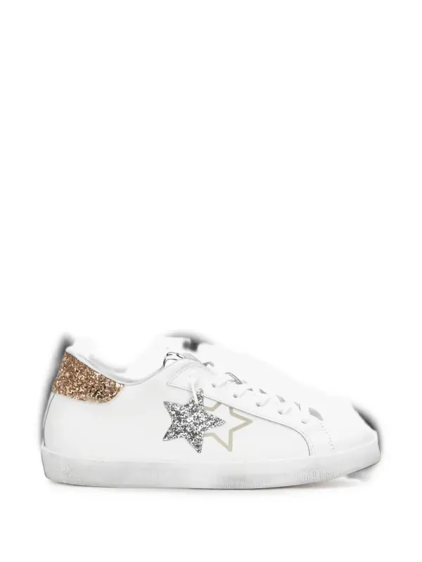 2 Star Prime Star mit Glitter-Patch – White (2SD4897)