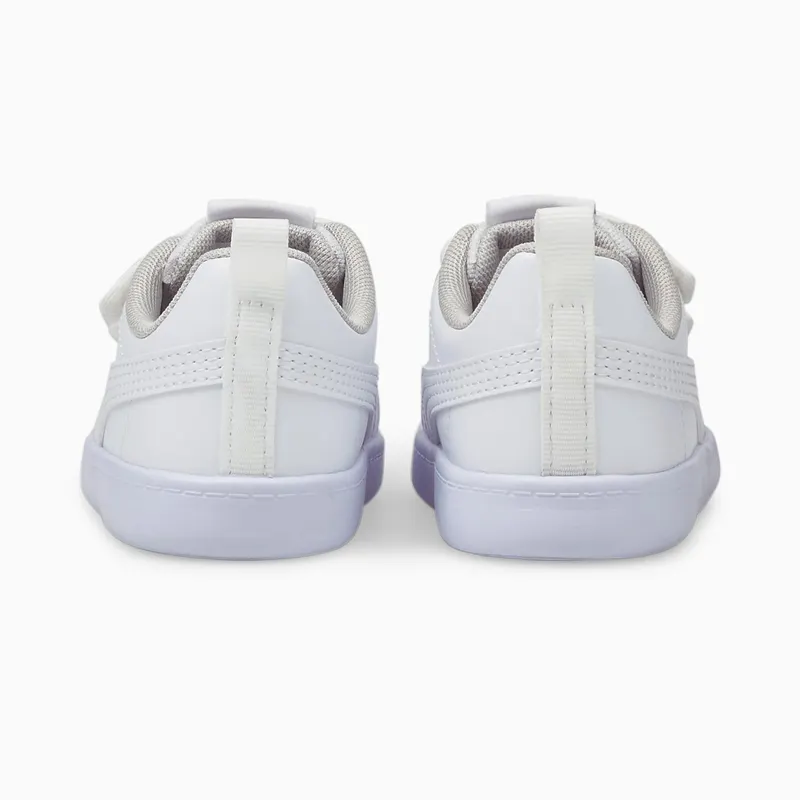 PUMA Courtflex V2 Babies’ White/Gray Violet (371544-04)