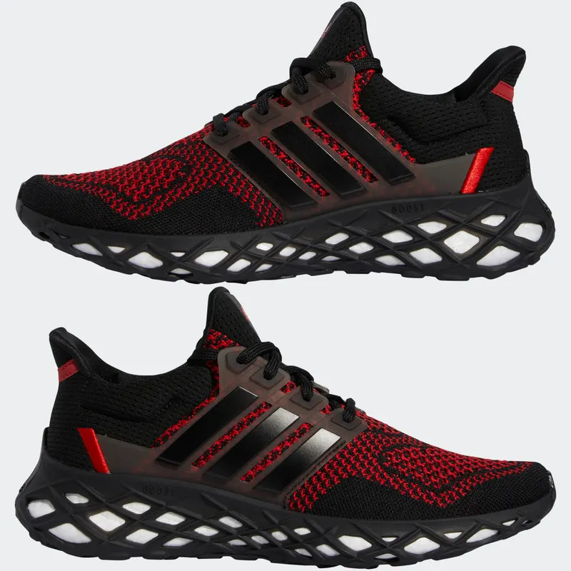 Adidas Ultraboost Web DNA Core Black / Core Black / Vivid Red (GY8091)