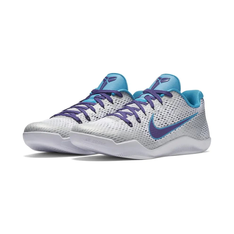 Nike Kobe 11 Low Draft Day White/Blue Lagoon-Court Purple (836183-154)