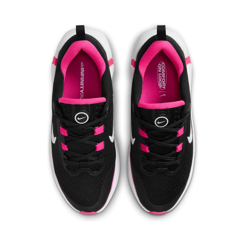 Nike Infinity Flow GS “Black / Laser Fuchsia / White” (FD6058-003)