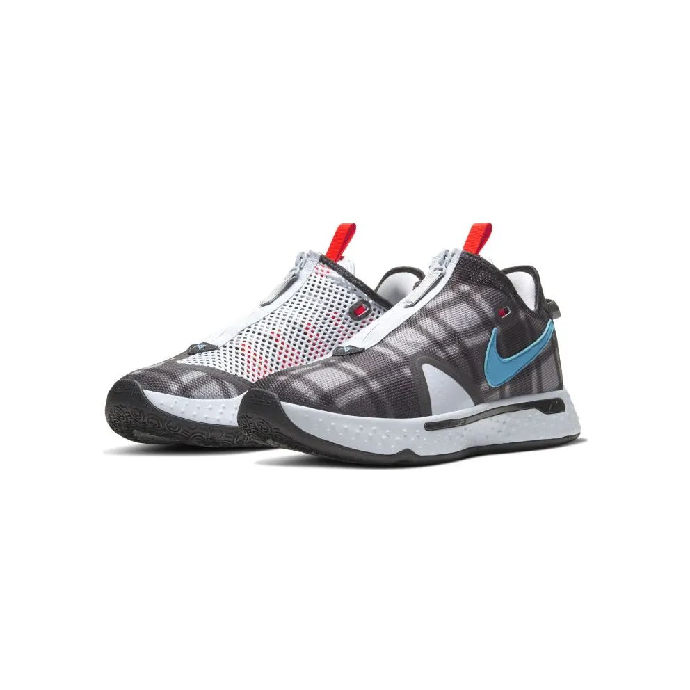 Nike PG 4 Football Grey Plaid Football Grey/Laser Blue-Light Smoke Grey (CD5079-002)