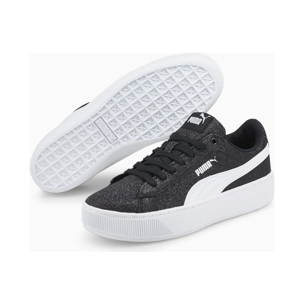 Puma Vikky Platform Girls White/Black (366856-13)