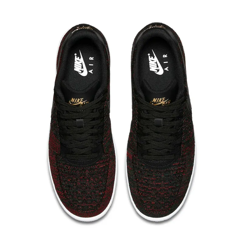 Nike Air Force 1 Ultra Flyknit Low Black Metallic Gold Black/Black-Metallic Gold (817419-005)