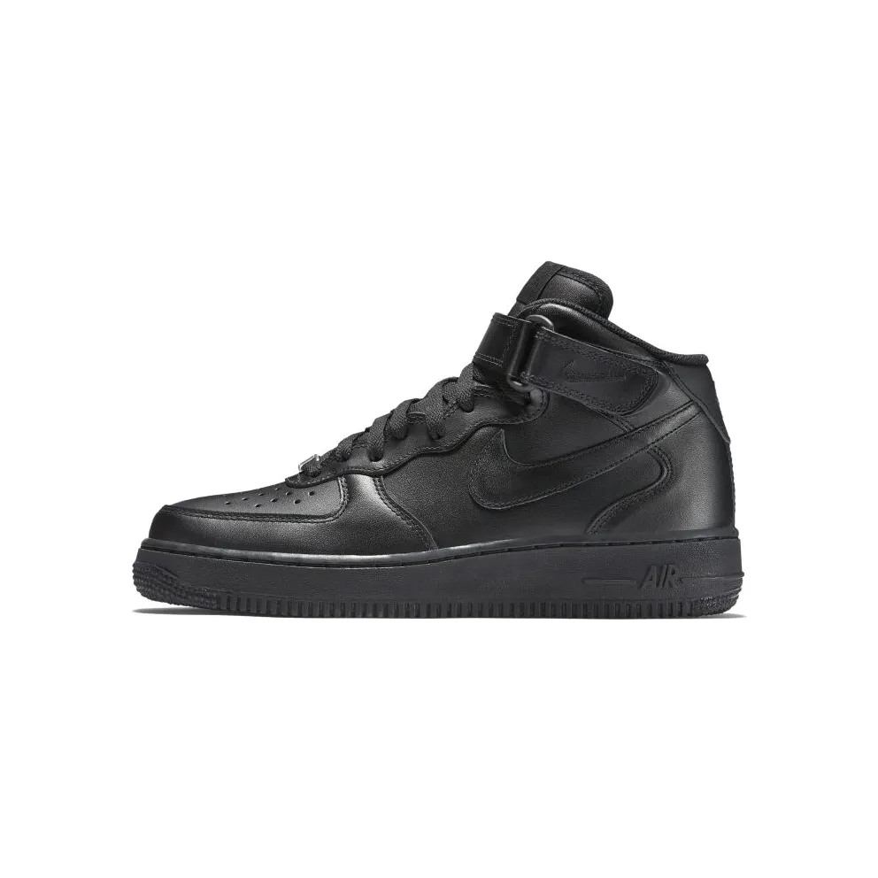 Nike Air Force 1 Mid 07 Le Black Black (W) Black/Black (366731-001)