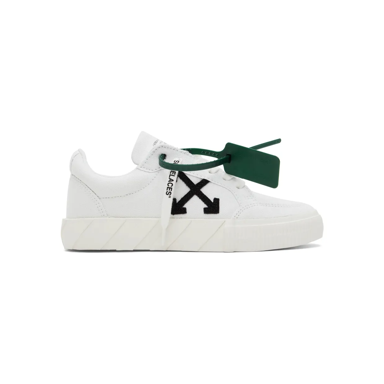 Off-White White Vulcanized Low Sneakers (OWIA272C99FAB0020110)