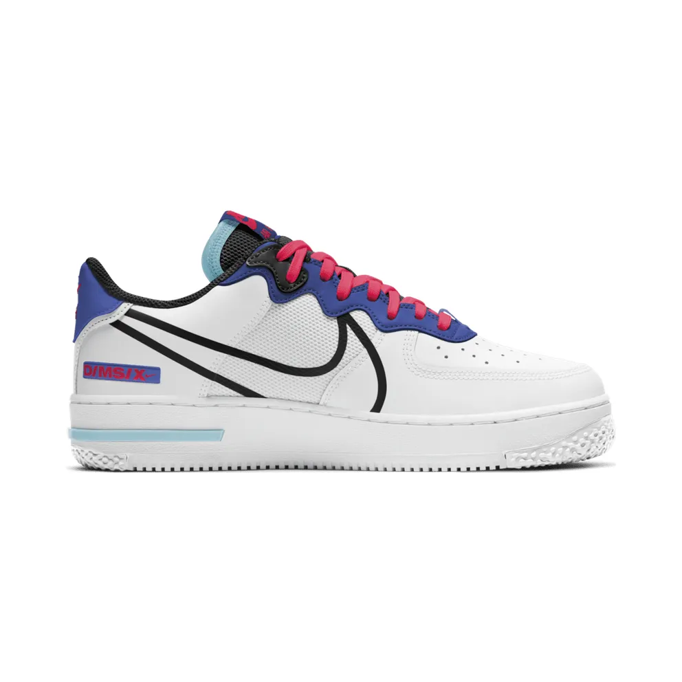 Nike Air Force 1 Low React White Astronomy Blue Laser Crimson White/Black-Astronomy Blue-Laser Crimson (CT1020-102)