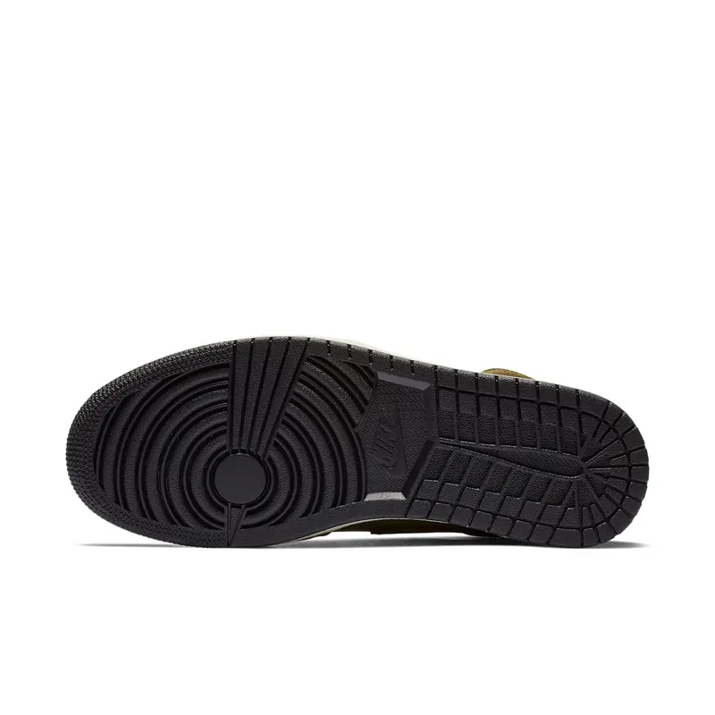 Air Jordan Nike AJ I 1 Mid Olive Canvas (2018) (BQ6579-300)