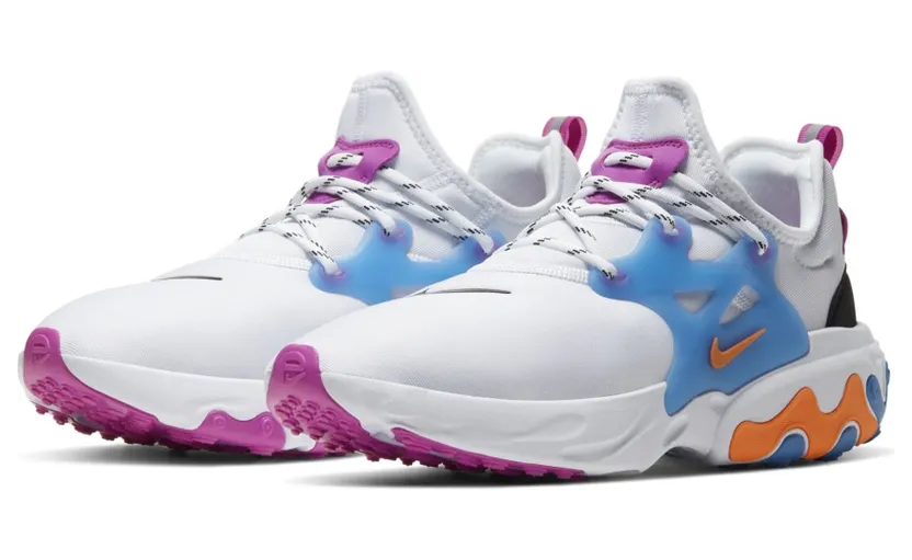 Nike React Presto White Active Fuchsia