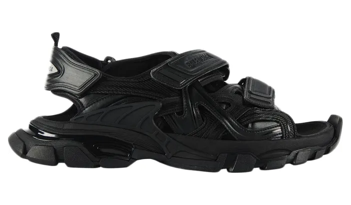 Balenciaga Track Sandal Black