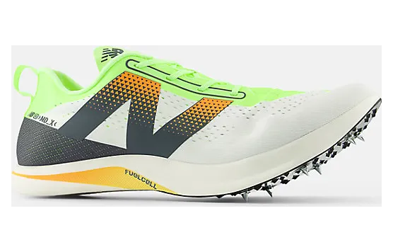 New Balance FuelCell SuperComp MDXv3 White Bleached Lime Glo Hot Mango (UMDELRSF)