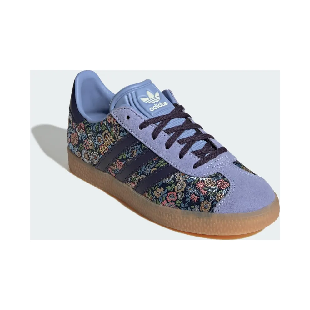 Adidas Gazelle x Liberty London Kids Blue / multicolor / Gum (JH5207)