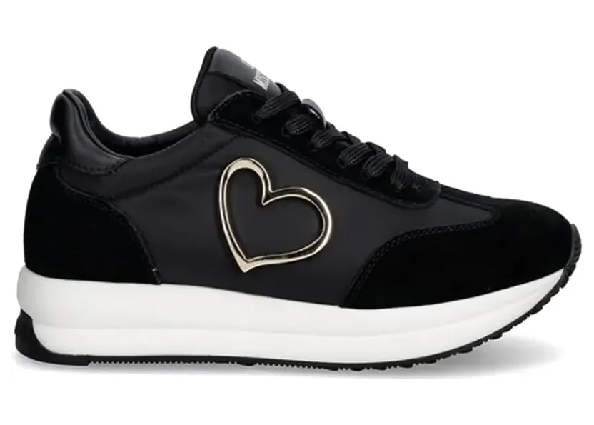 Love Moschino mit Herzapplikation “Black” (JA15344G1OINC)