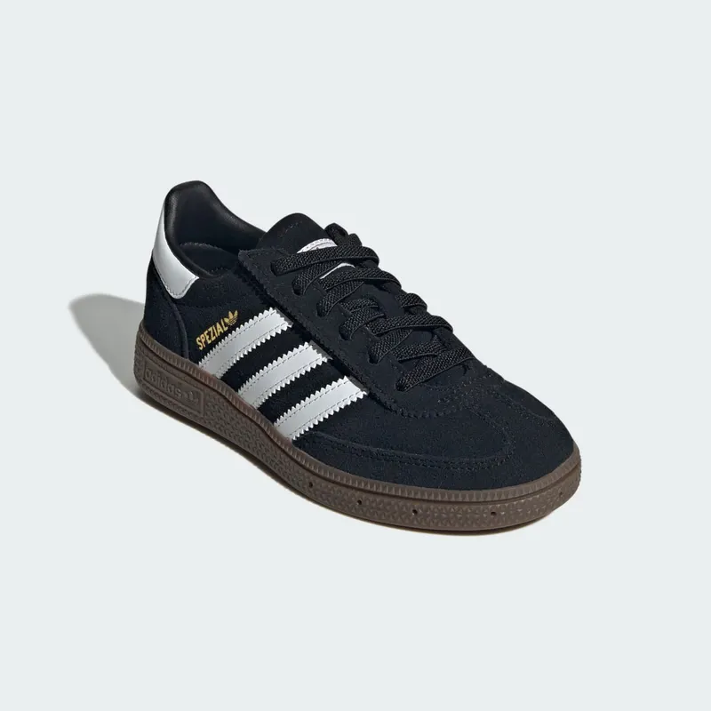 Adidas Handball Spezial Comfort Closure Elastic Lace Kids Core Black / Cloud White / Gum (JQ6382)
