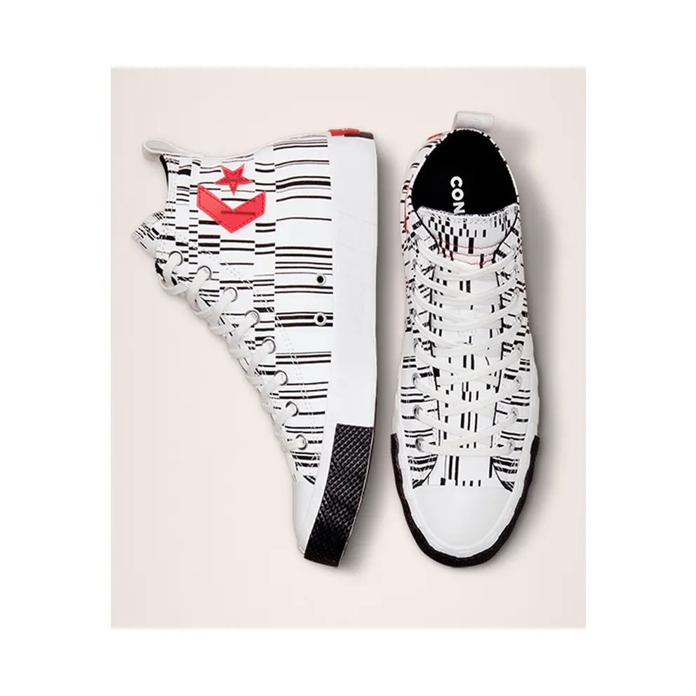 Converse UNT1TL3D Translucent Barcode White/Black/university Red (A02598C)