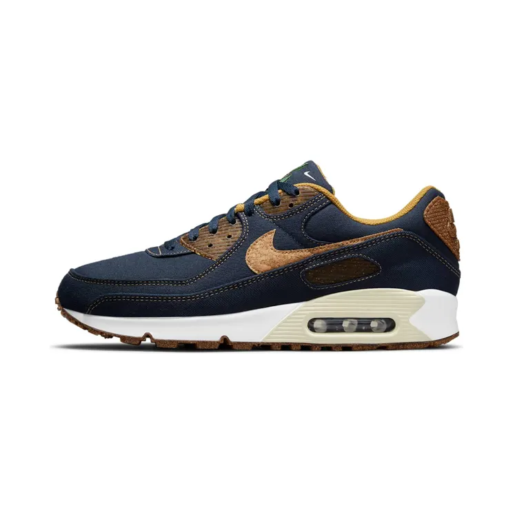 Nike Air Max 90 Obsidian Cork “Obsidian / Coconut Milk / White / Wheat” (DD0385-400)