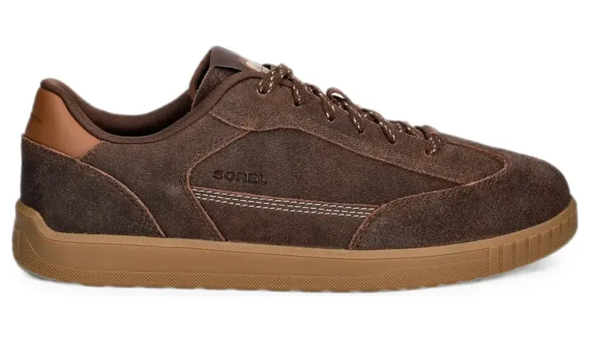 Sorel Spate met contrasterende stiksels “Brown” (2181731256)