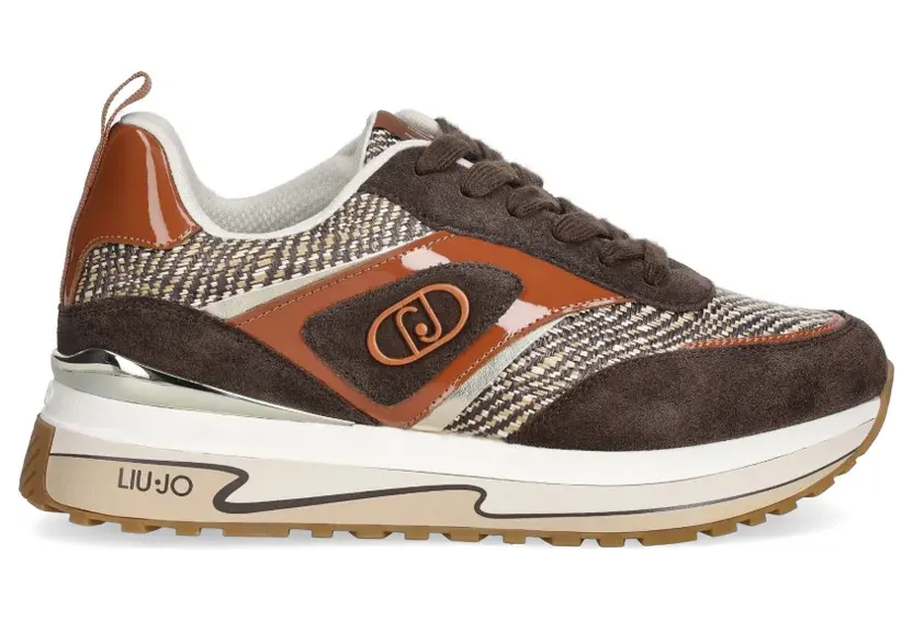 LIU JO Sneakers mit Logo-Detail – Braun (BA6007PX807)