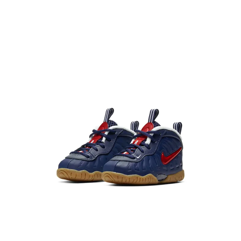 Nike Air Foamposite Pro Blue Void University Red (TD) Blue Void/Gum Light Brown-White-University Red (843769-405)