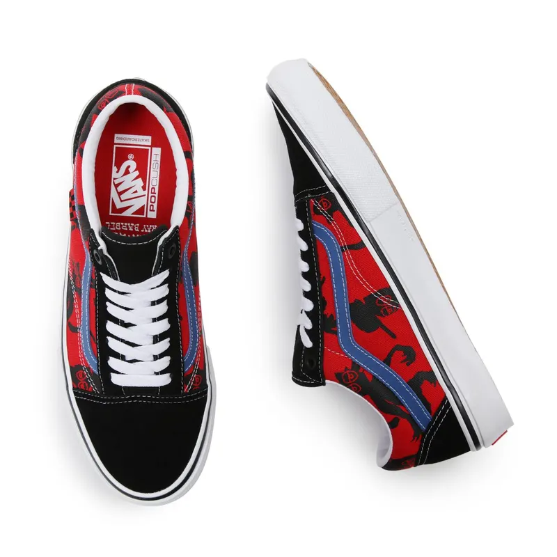 VANS Krooked By Natas For Ray Skate Old Skool Shoes Black (VN0A5FCBAPC)