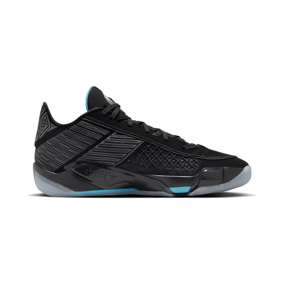 Jordan 38 Low Black Gamma Blue (Translucent Sole) (FD2326-004)