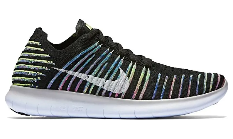 Nike Free RN Flyknit Black Multi (831070-003)