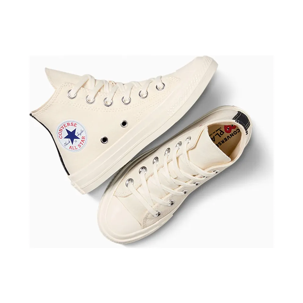 Converse PLAY Comme des Garçons Single Heart Chuck 70 Milk/Red/Black (A08803C)