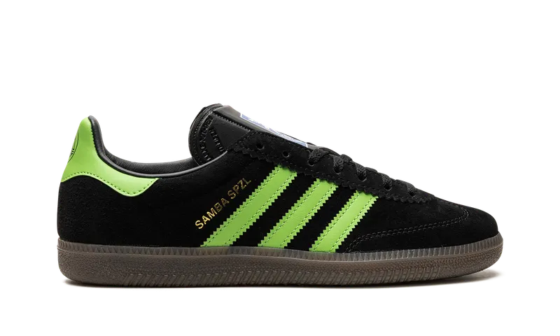 Adidas Samba Deco SPZL “Black / Lucid Lime” (IF5738)