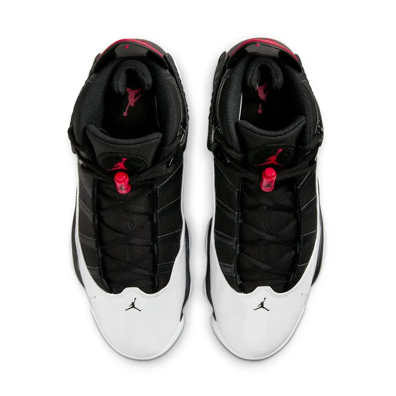 Jordan 6 Rings Black White Varsity Red (322992-067)