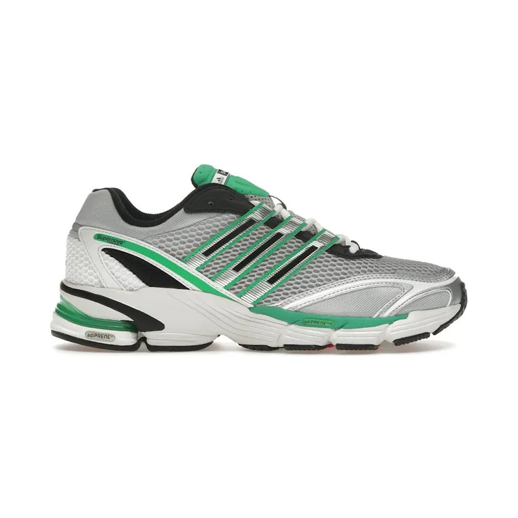 adidas Supernova Cushion 7 Matte Silver Core Black Surf Green (IG1745)