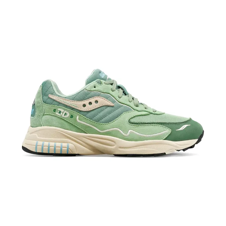 Saucony 3D Grid Hurricane – “Green Cream” (S70670-7)