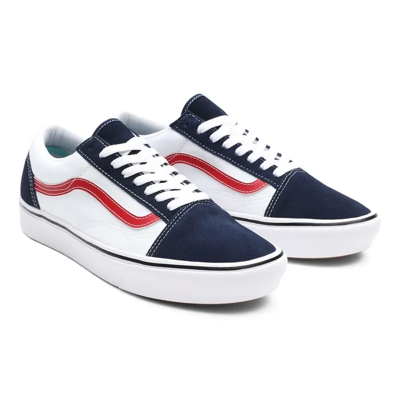 VANS Tri-tone Comfycush Old Skool Shoes White (VN0A3WMA49S)
