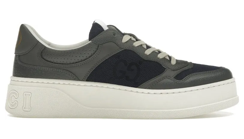 Gucci GG Lace Up Sneaker Grey Blue (726543 AABNK 1152)