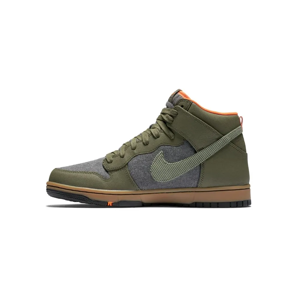 Nike Dunk CMFT Swoosh Social Club Olive Medium Olive/Gum Light Brown-Total Orange-Black (705433-200)