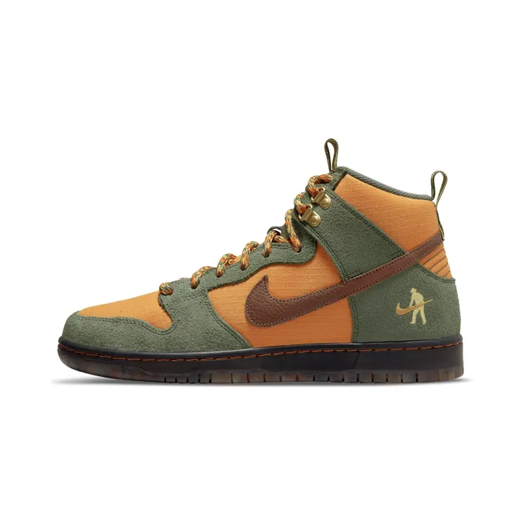 Nike x Pass-Port SB Dunk High Workboot – “Carbon Green / Cider-wheat Gold” (DO6119-300)