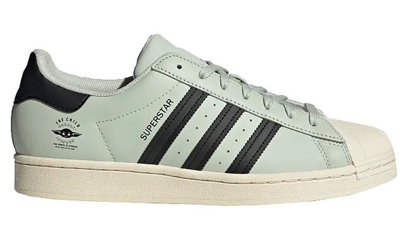 Adidas Star Wars x Superstar ‘The Child’ Linen Green/Core Black/Cream White (GZ2751)