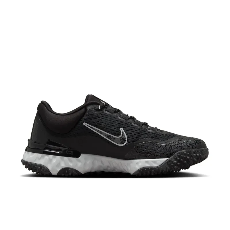 Nike Alpha Huarache Elite 4 Turf Black Pure Platinum Iron Grey (DV0496-001)
