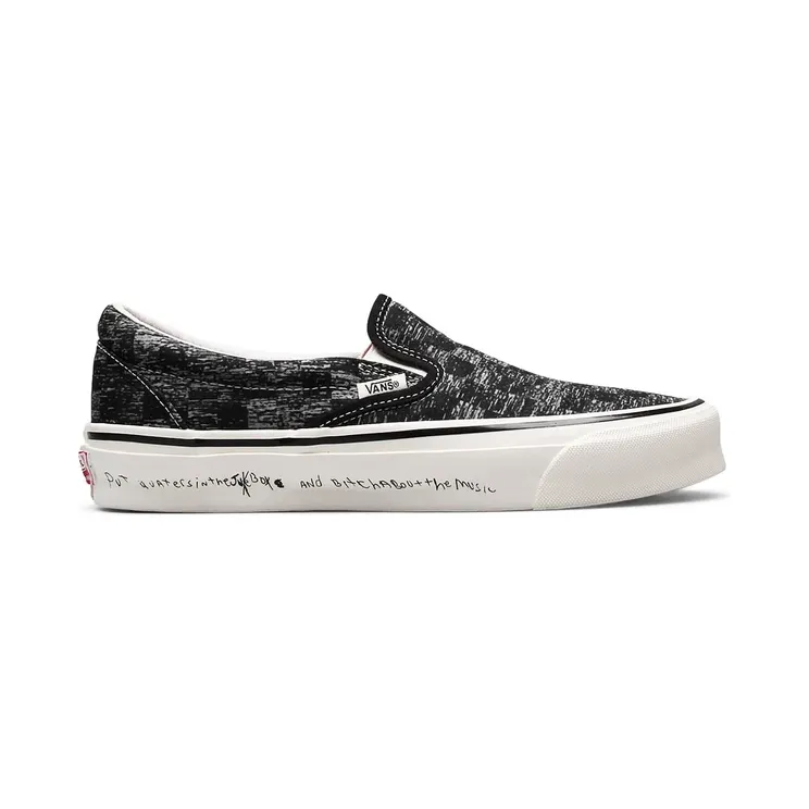 Vans Raised By Wolves x OG Classic Slip-On LX ‘TV Static’ Tv Static/Black (VN0A45JK00T)