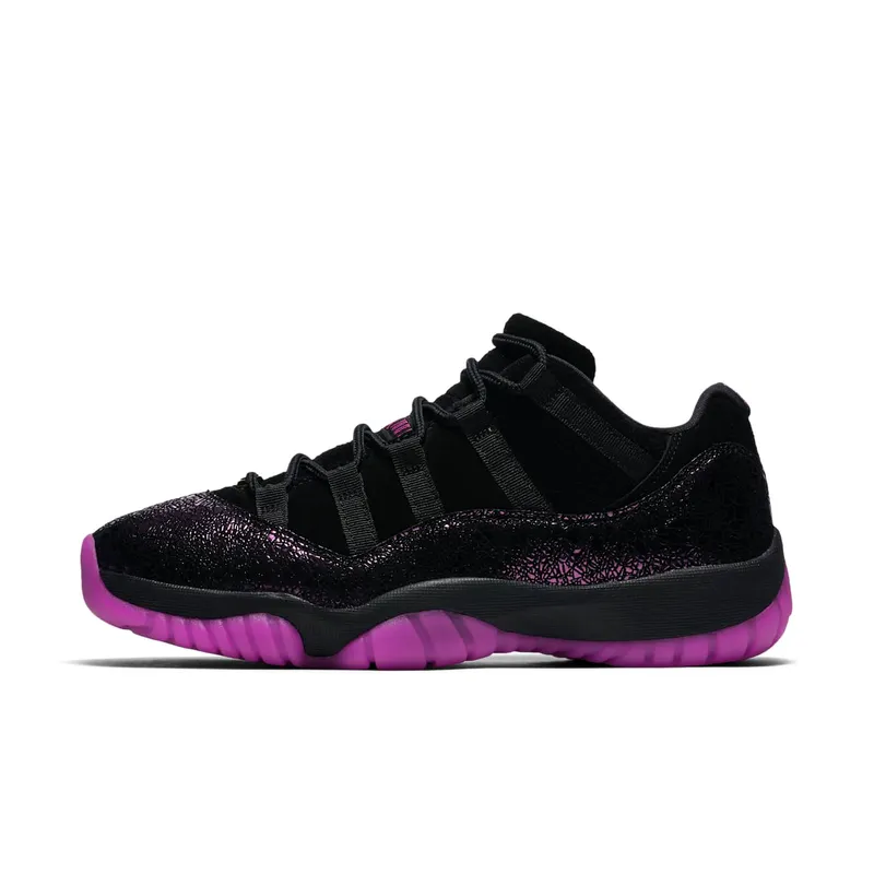 Jordan  11 Retro Low Think 16 Rook To Queen (W) Black/Fuchsia Black (AR5149-005)