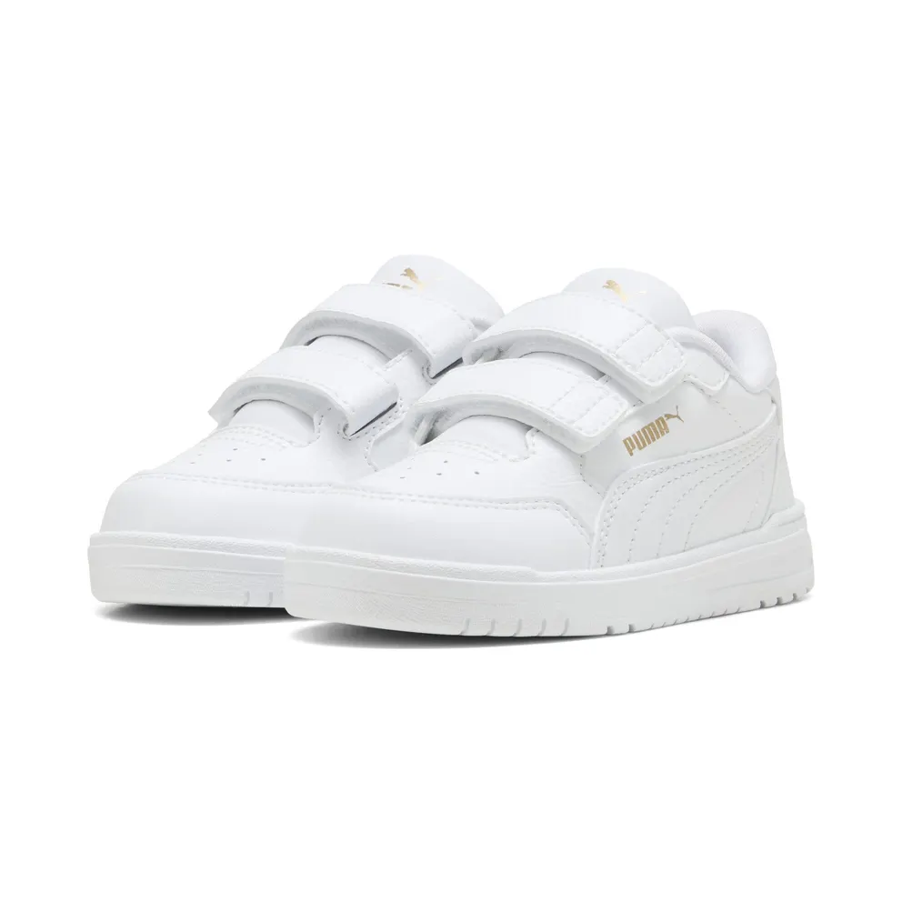 Puma Shuffle Downtown “Puma White / Puma White / Puma Gold” (403741_01)