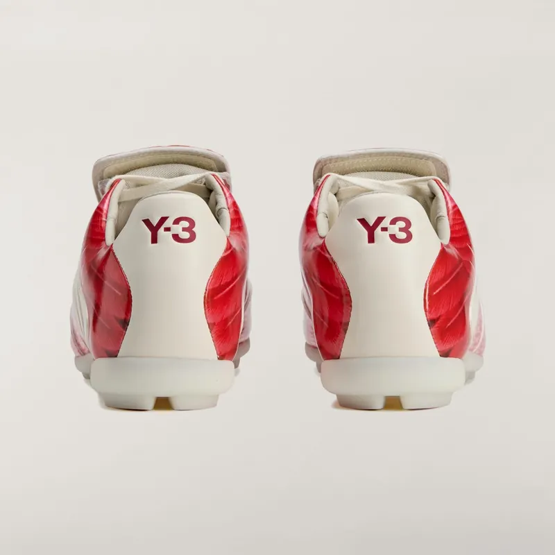 Adidas Y-3 F50 BEAST Shoes Off White / Off White / Active Maroon (KK3650)